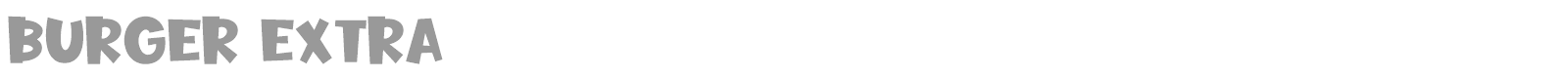Burger Extra font preview